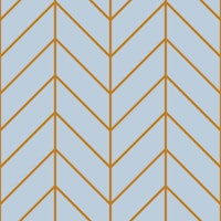 Chevron Pattern - Fog Blue and Desert Sun tapet