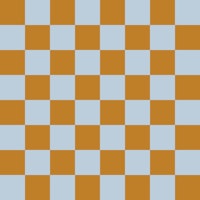 Fog Blue and Desert Sun Checkerboard - Medium tapety