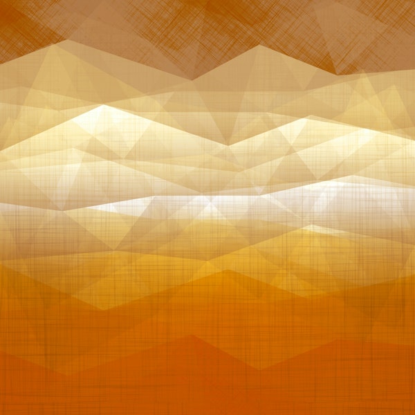 Golden Abstract Peaks