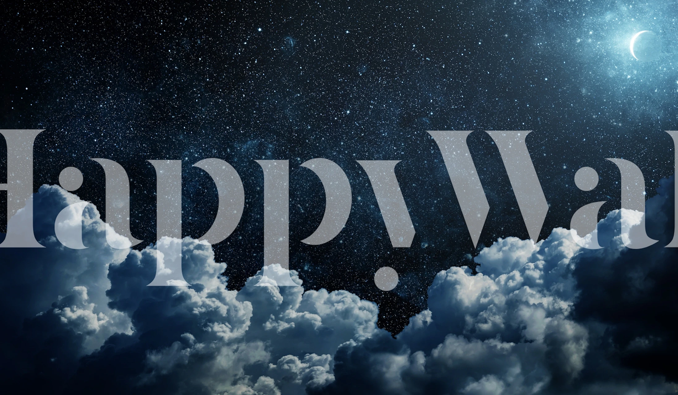 Ethereal Star Canopy wallpaper in a room