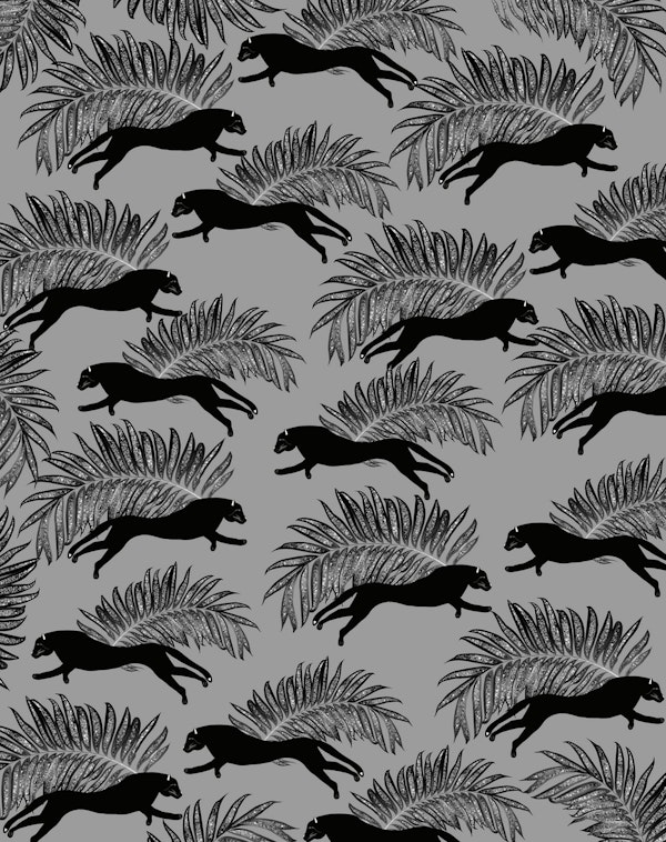 Black Panther Palm Glitter 2