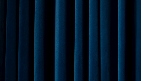 Blue Velvet Curtain