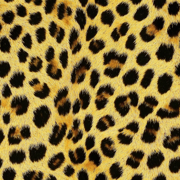 Wild Luxe Leopard Charm Yellow