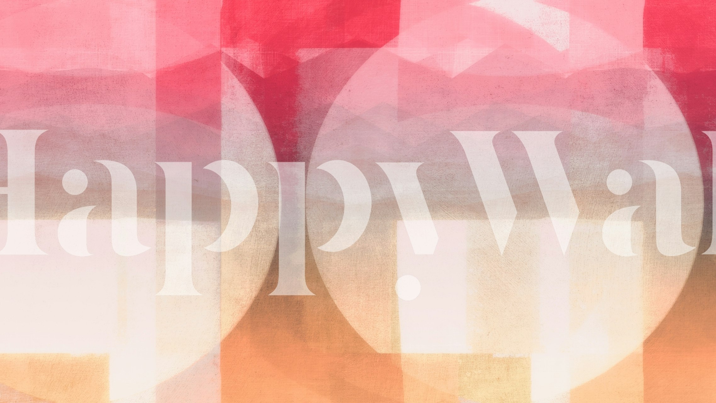 Sunset Shades Art wallpaper in a modern room