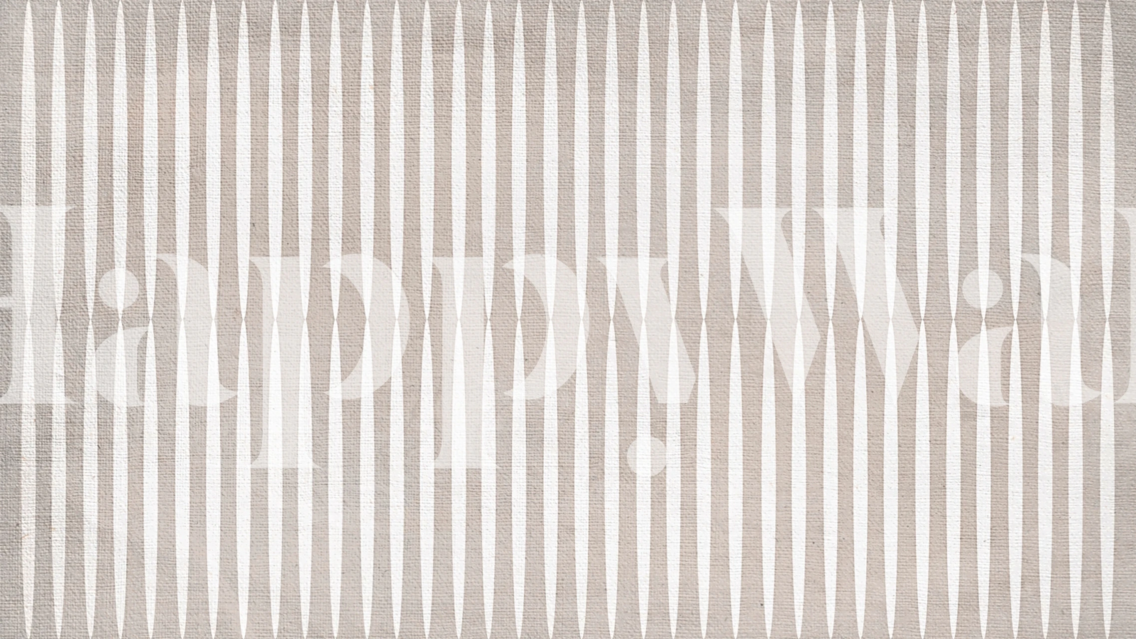 Beige striped pattern wallpaper in minimalist style