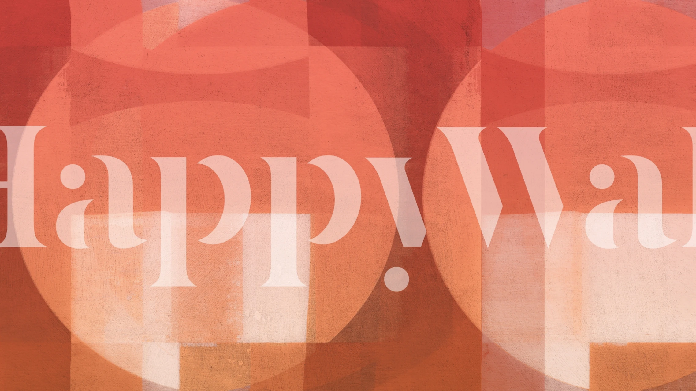 Papel de parede com padrão geométrico em tons quentes