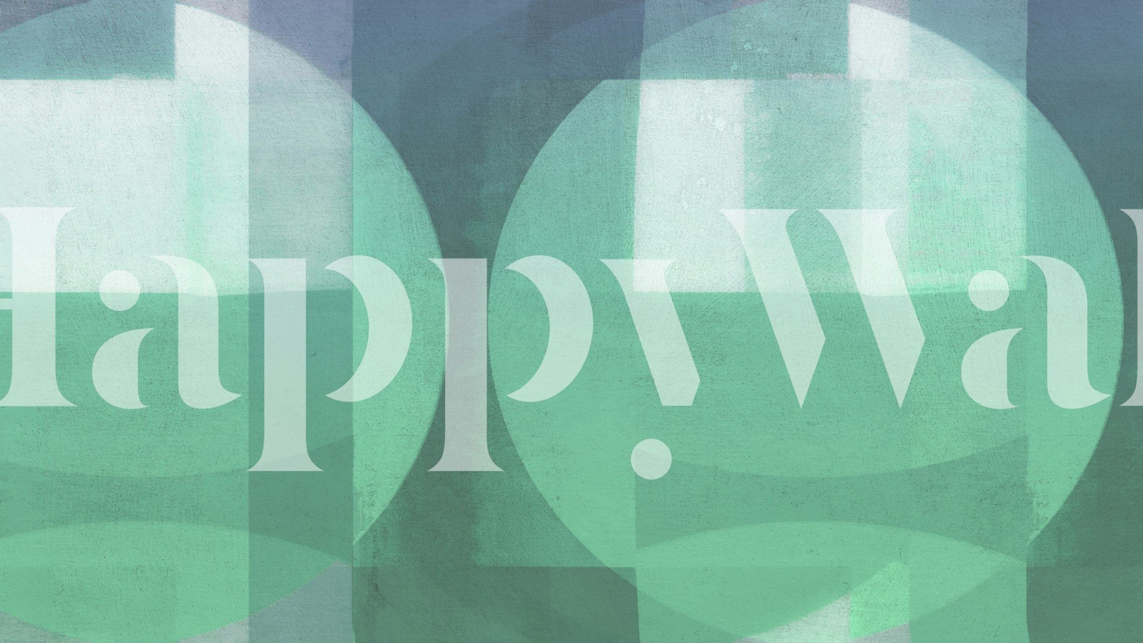 Aqua Geometric Shades tapeta v pokoji