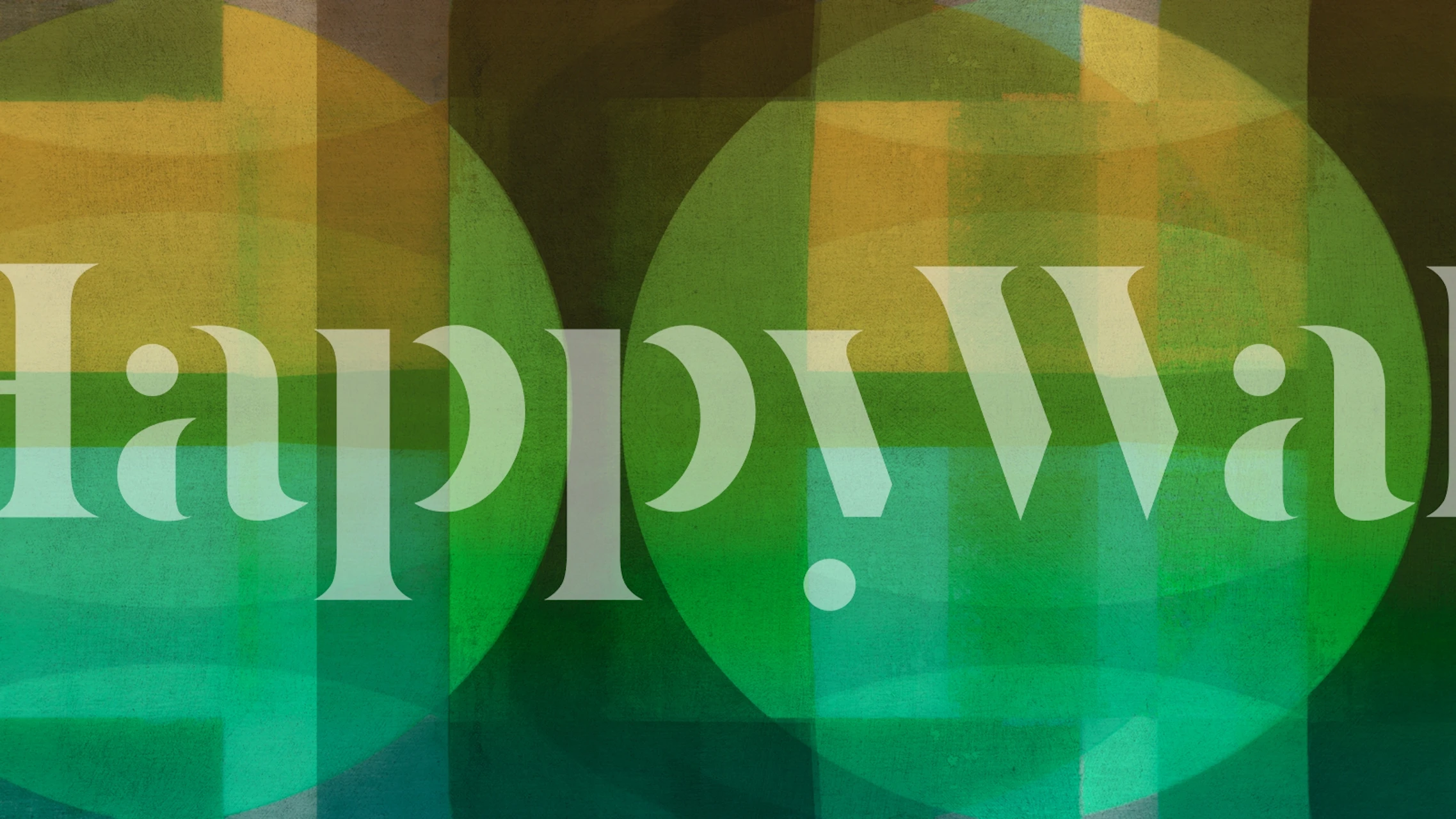 Artistic Green Tones Blend tapeta u sobi