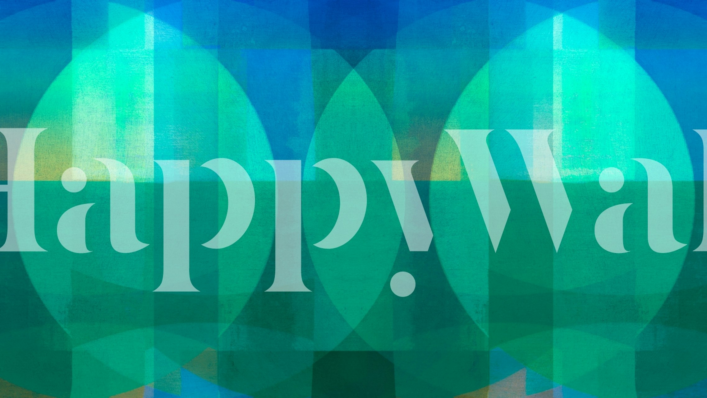 Modern Green Geometric tapetdesign