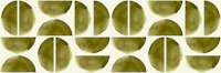 Modern Green Geometric carta da parati