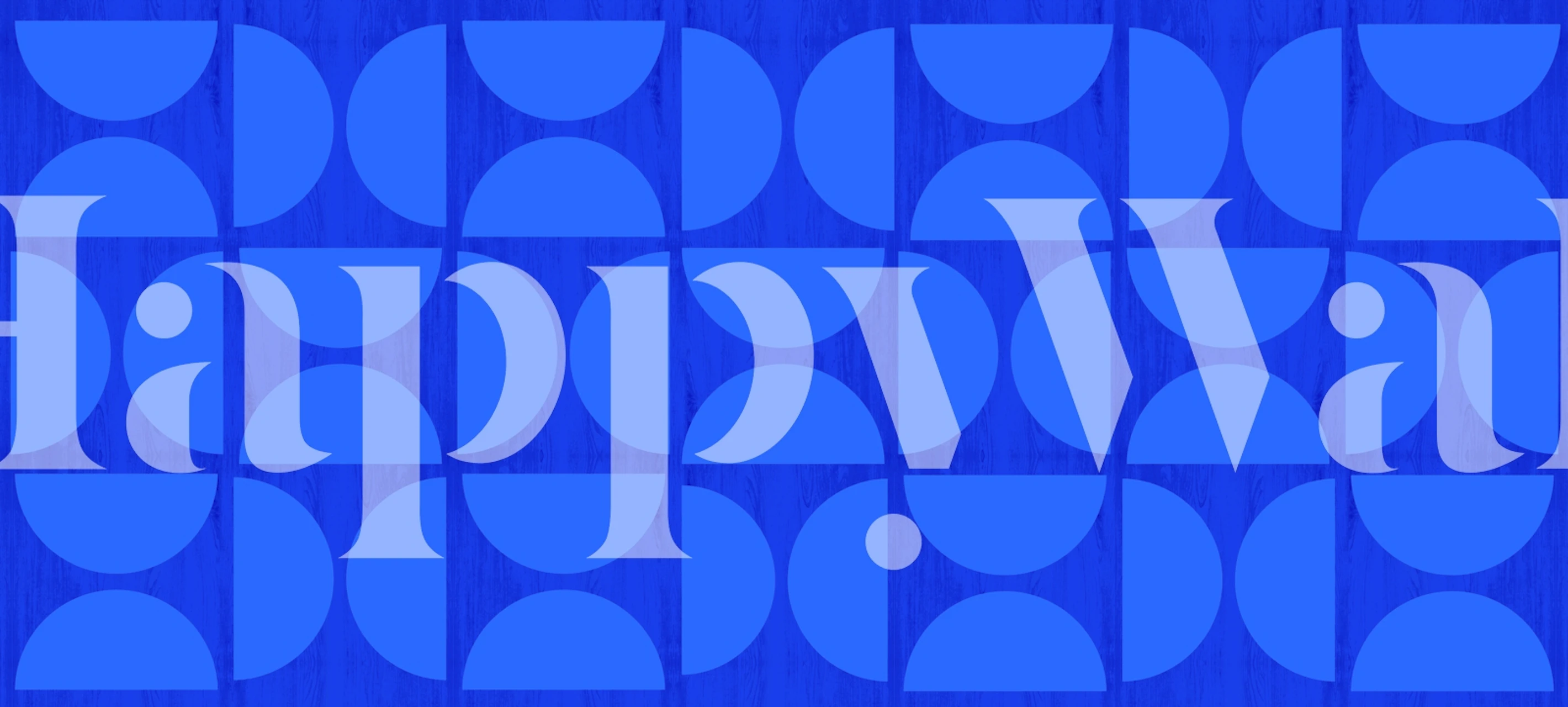 Tapeta Midnight Blue Bauhaus Abstract v pokoji