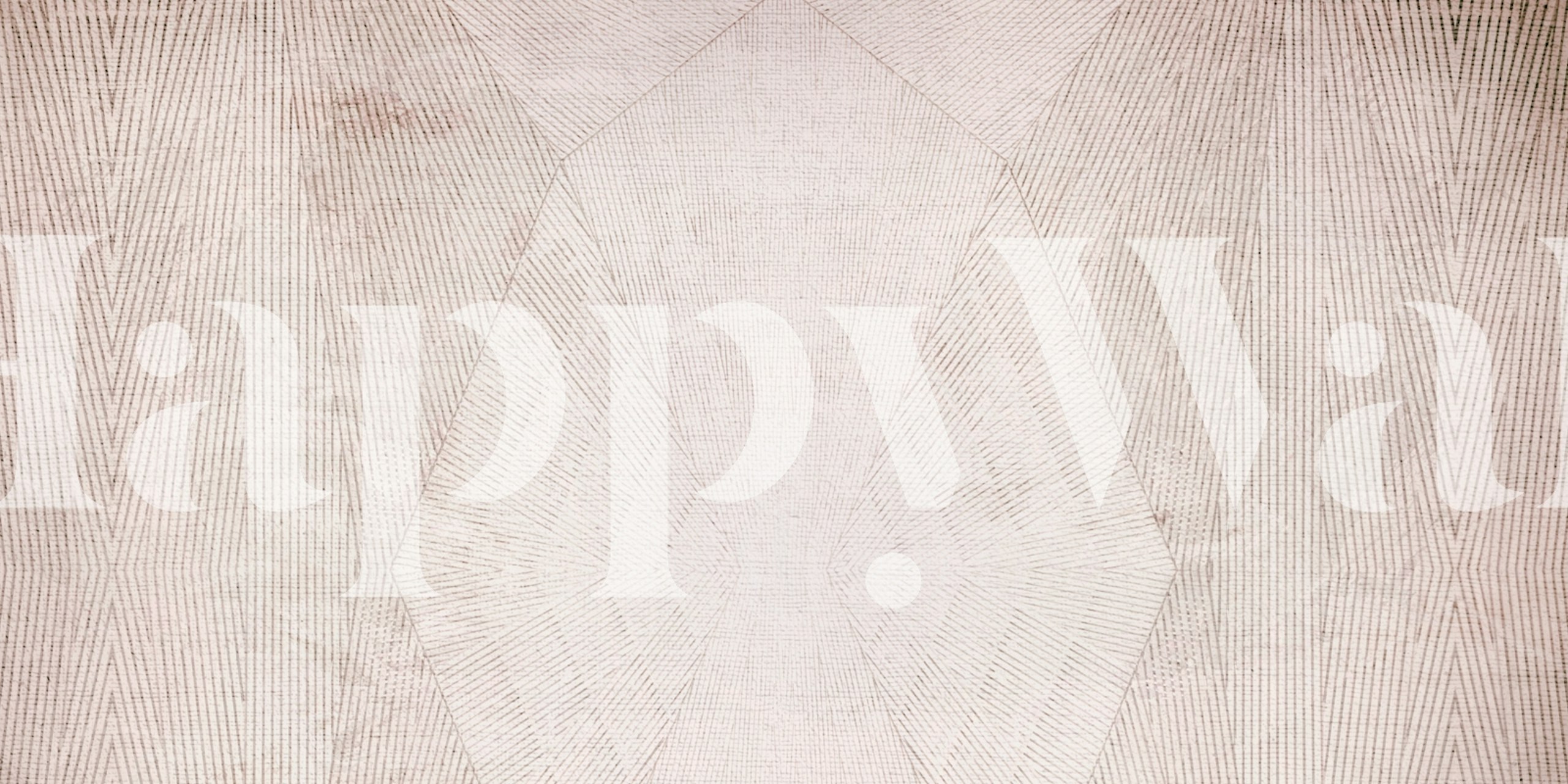Neutral geometric pattern in beige and cream wallpaper