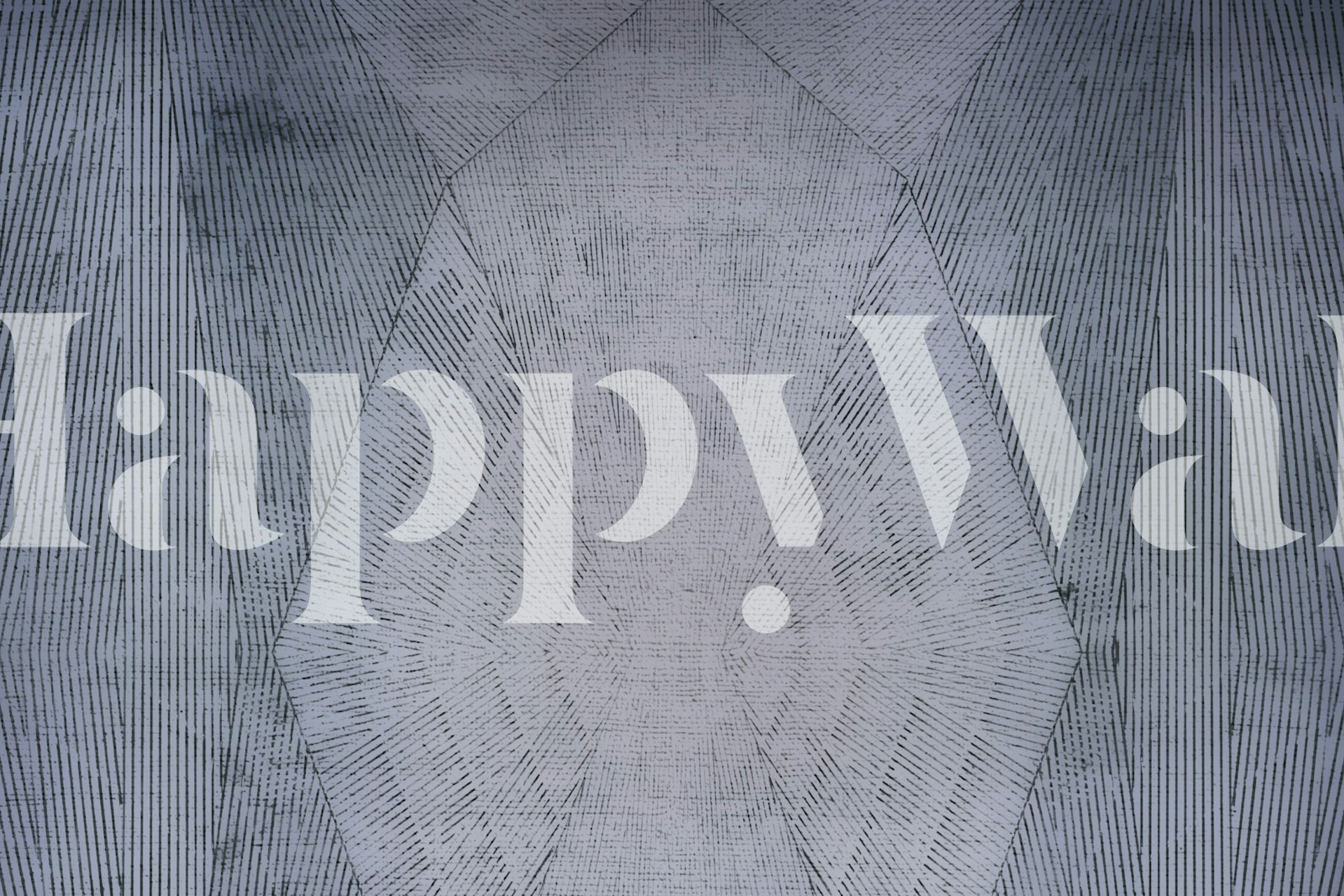 Papier peint Abstract Etched Lines dans une pièce