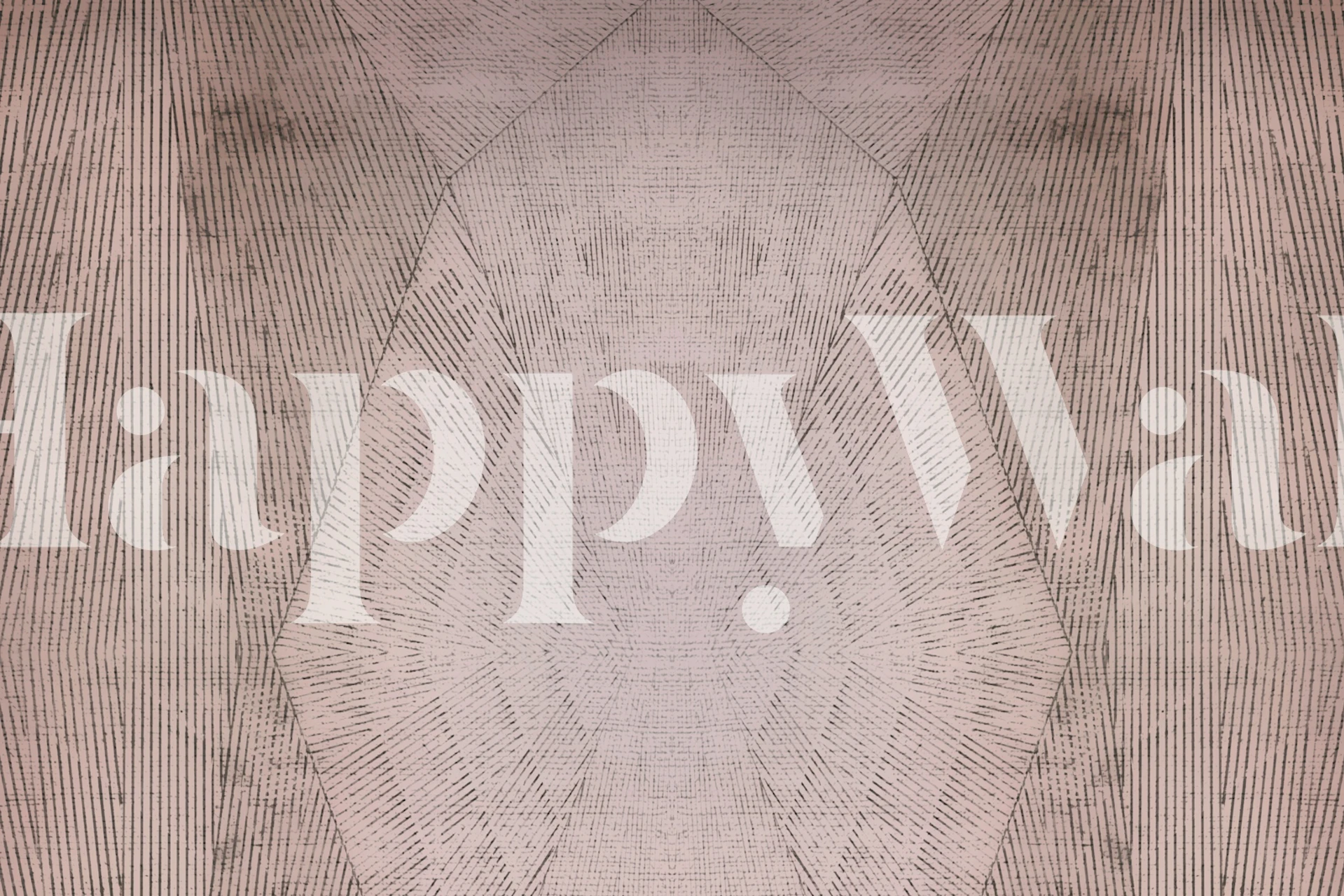 Grey geometric linear pattern wallpaper