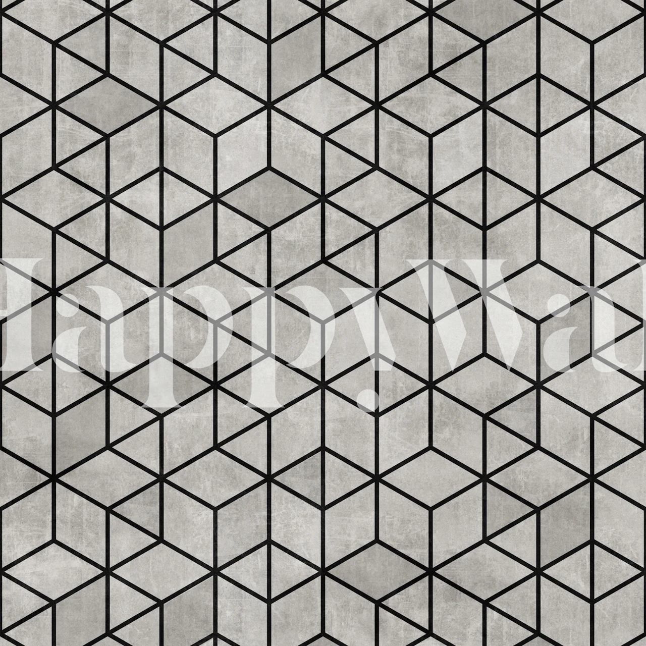 tapeta Random Concrete Cubes u sobi