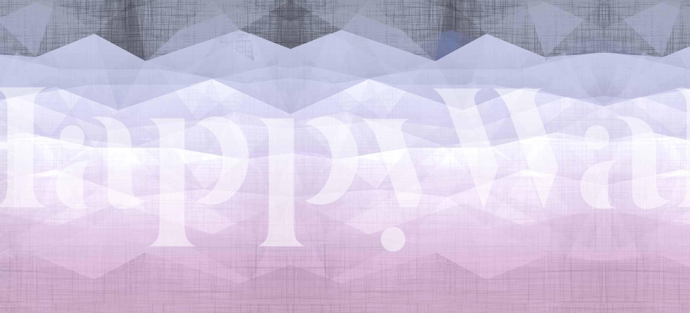 Carta da parati Abstract Geometric Peaks in una stanza