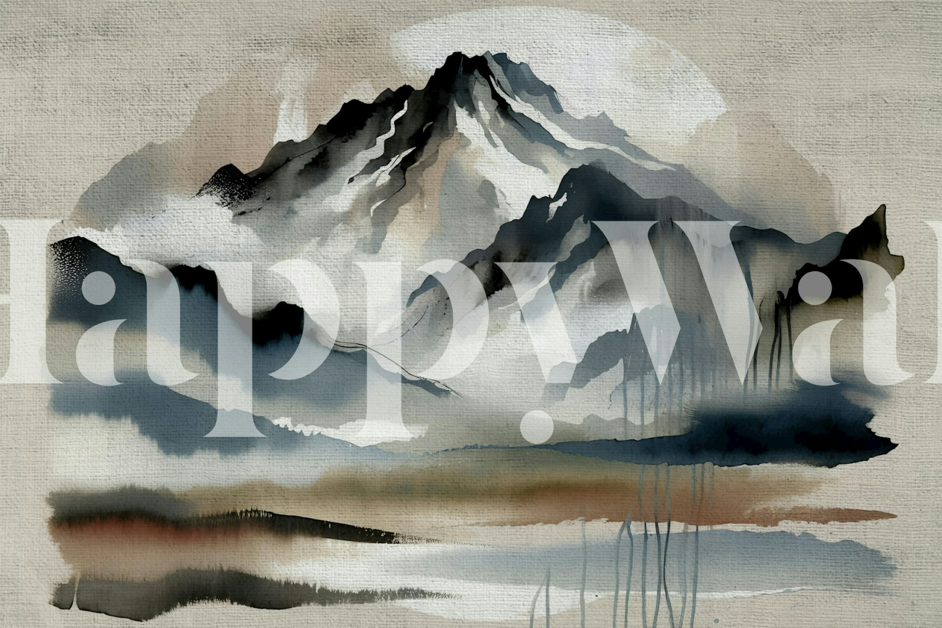 Tapeta Rustic Peak Elegance v místnosti