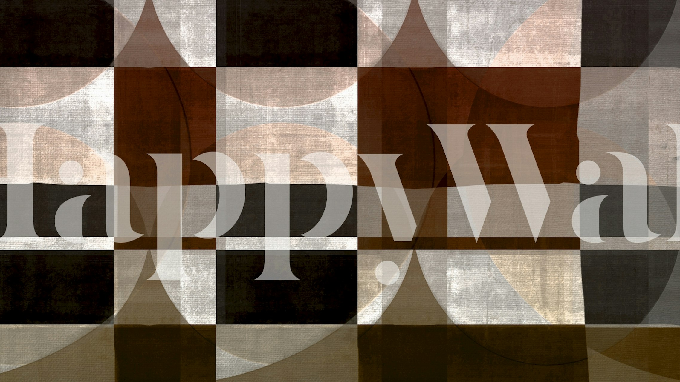 Contemporary Bauhaus Art ταπετσαρία σε ένα δωμάτιο