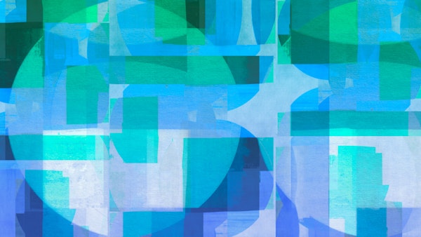 Abstract Aqua Geometrics
