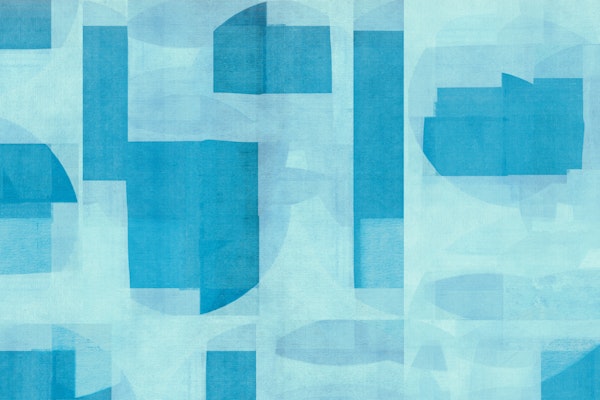 Blue Abstract Mosaic