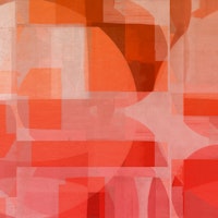 Abstract Vermilion Blend papel de parede