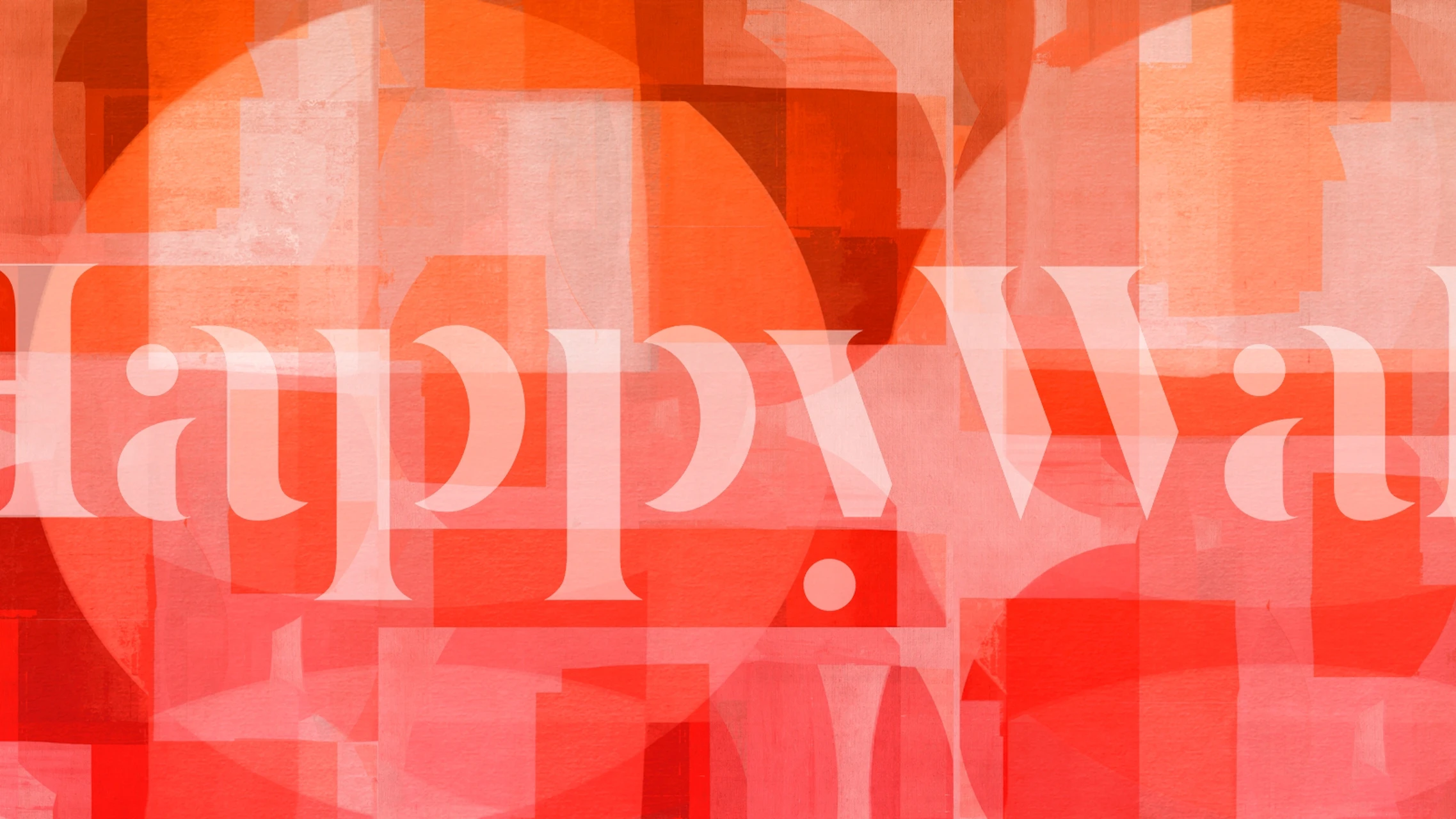 Papel de parede Abstract Vermilion Blend em um quarto