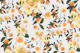 Lucid Blooms with Oranges on Light Gray
