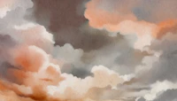 Serene Cloudscape Art ταπετσαρία