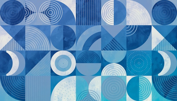 Blue Monochrome Mosaics