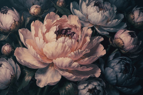 Midnight Floral Elegance