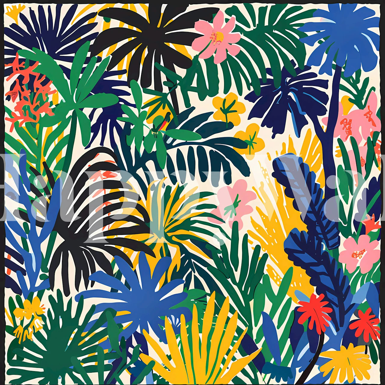 Tropical Garden 43 tapeta w pokoju