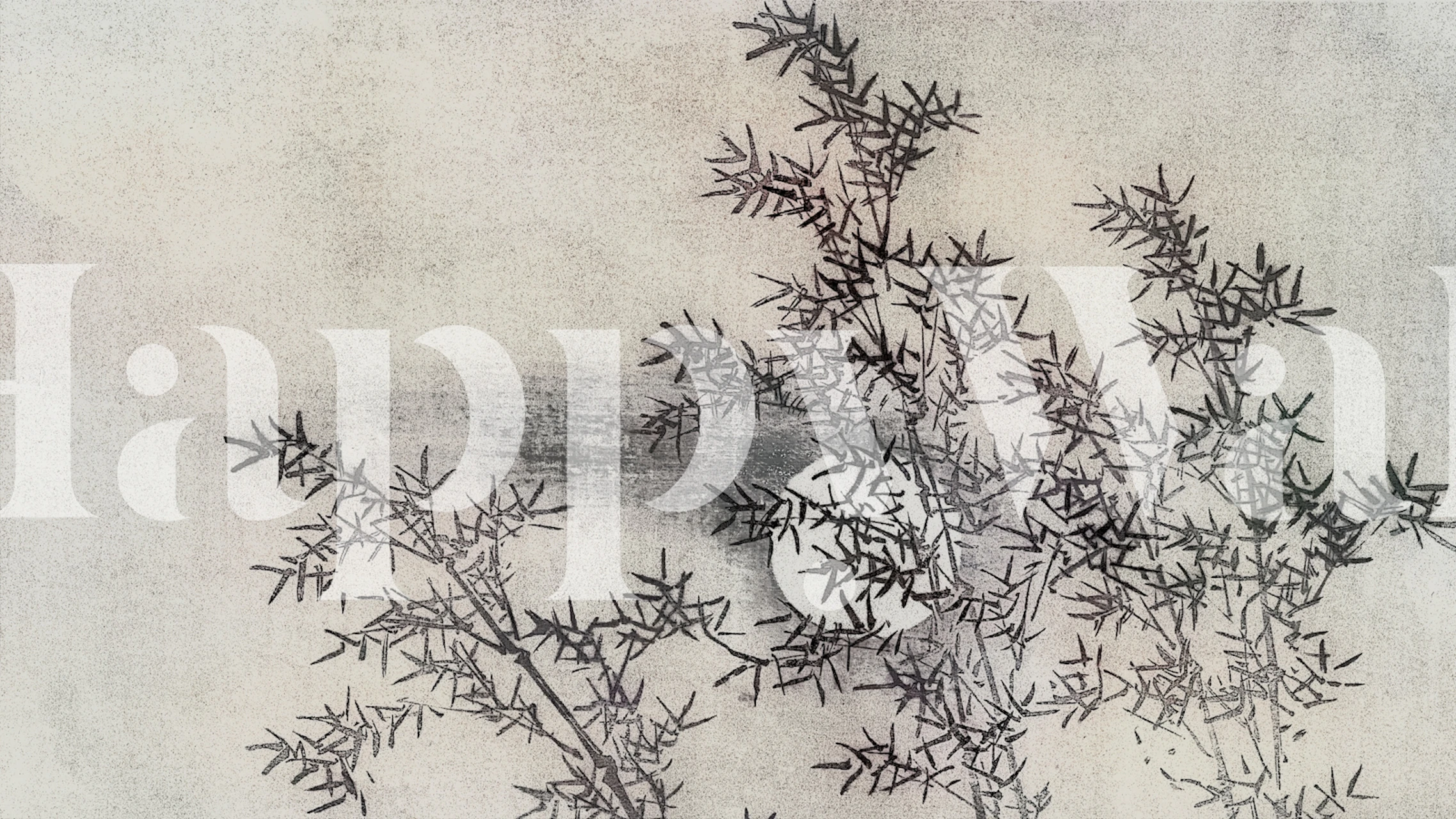 Zen Bamboo Serenity-tapet i en inredningsmiljö