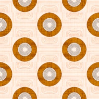 Retro Geo Circle Fusion wallpaper