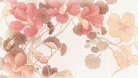 Blushing Blossom Elegance wallpaper