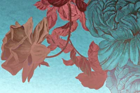 Elegant Floral Art papel de parede