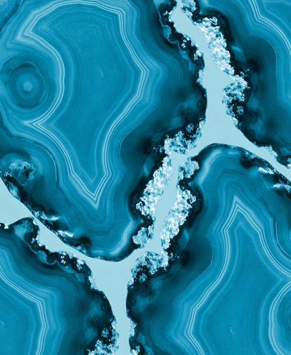 Blue Agate Pattern 1