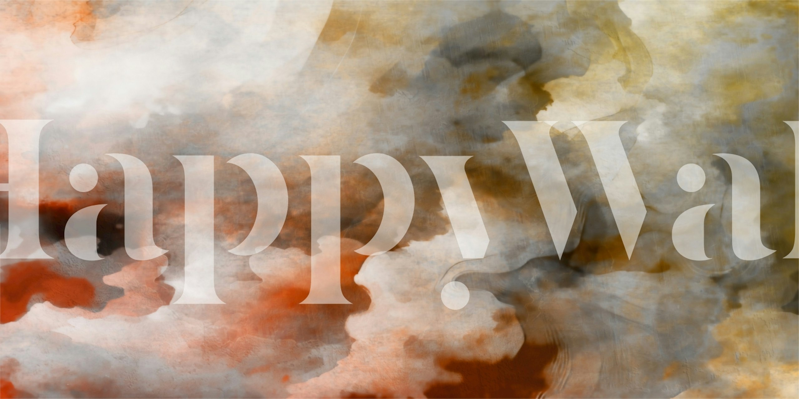 tapeta Earthy Tones Artistry w pokoju