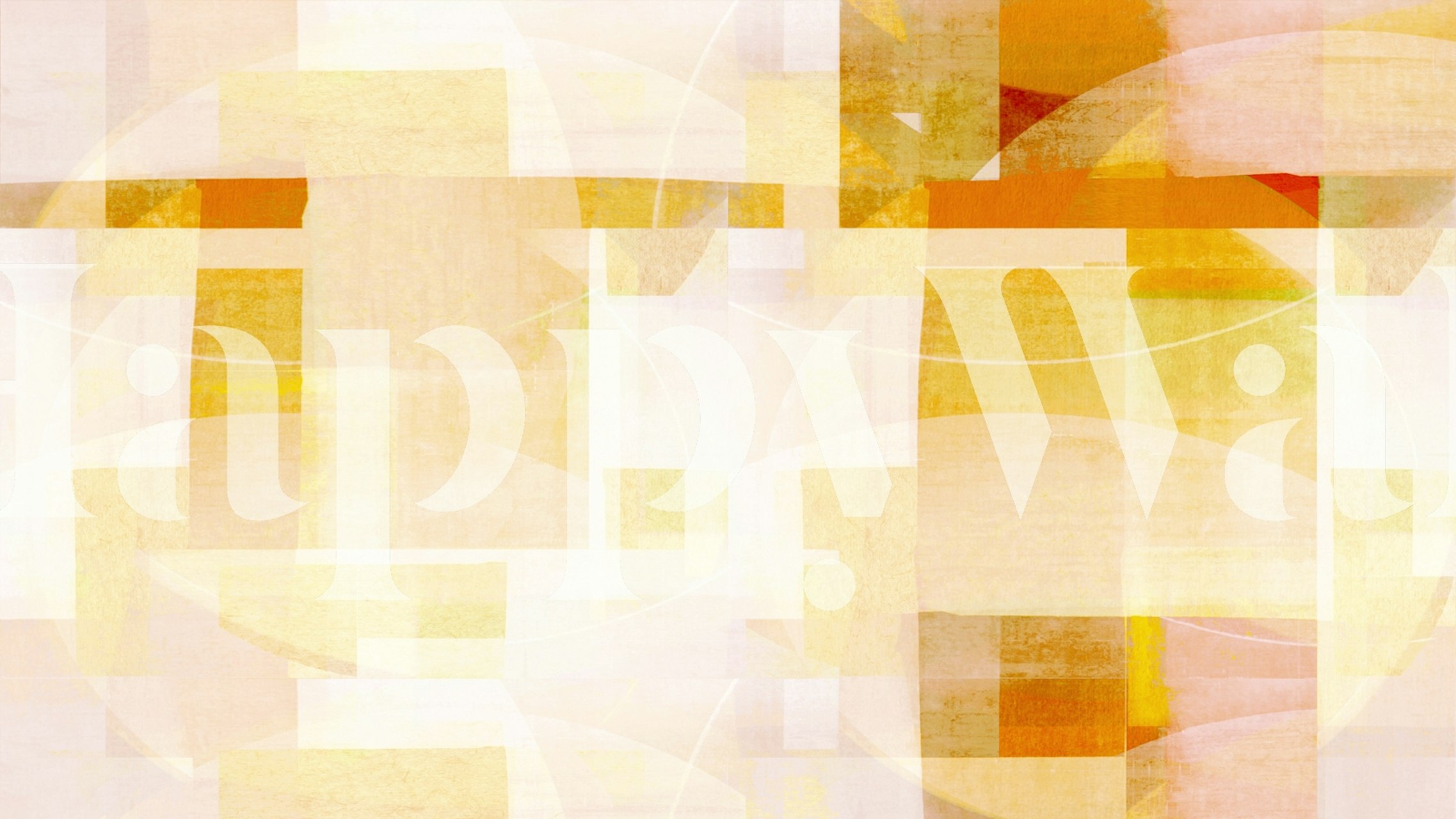 Amber Light Collage wallpaper in a room