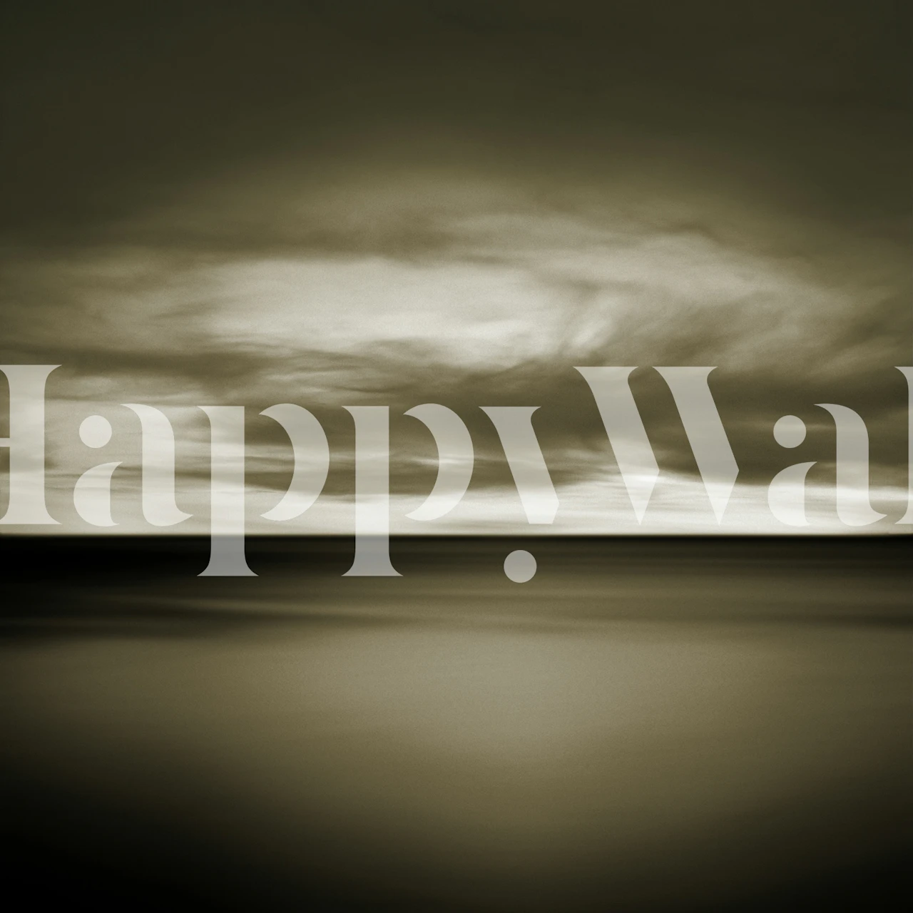 Dramatic Skyscape tapet i ett rum