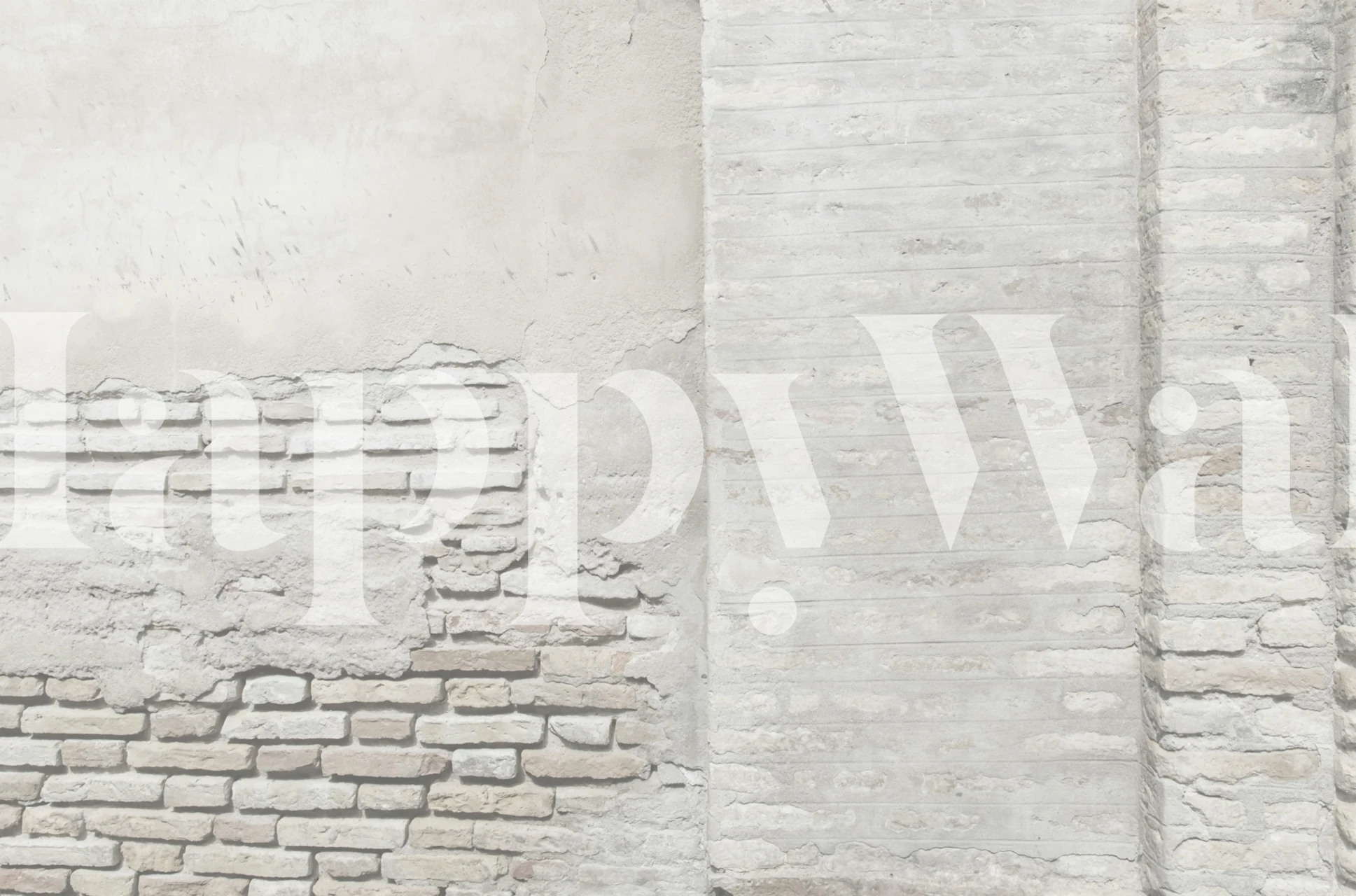 Rustic Spanish Brick Wall em um quarto