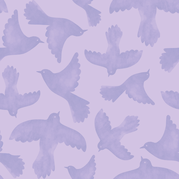 Birds Soaring Lilac