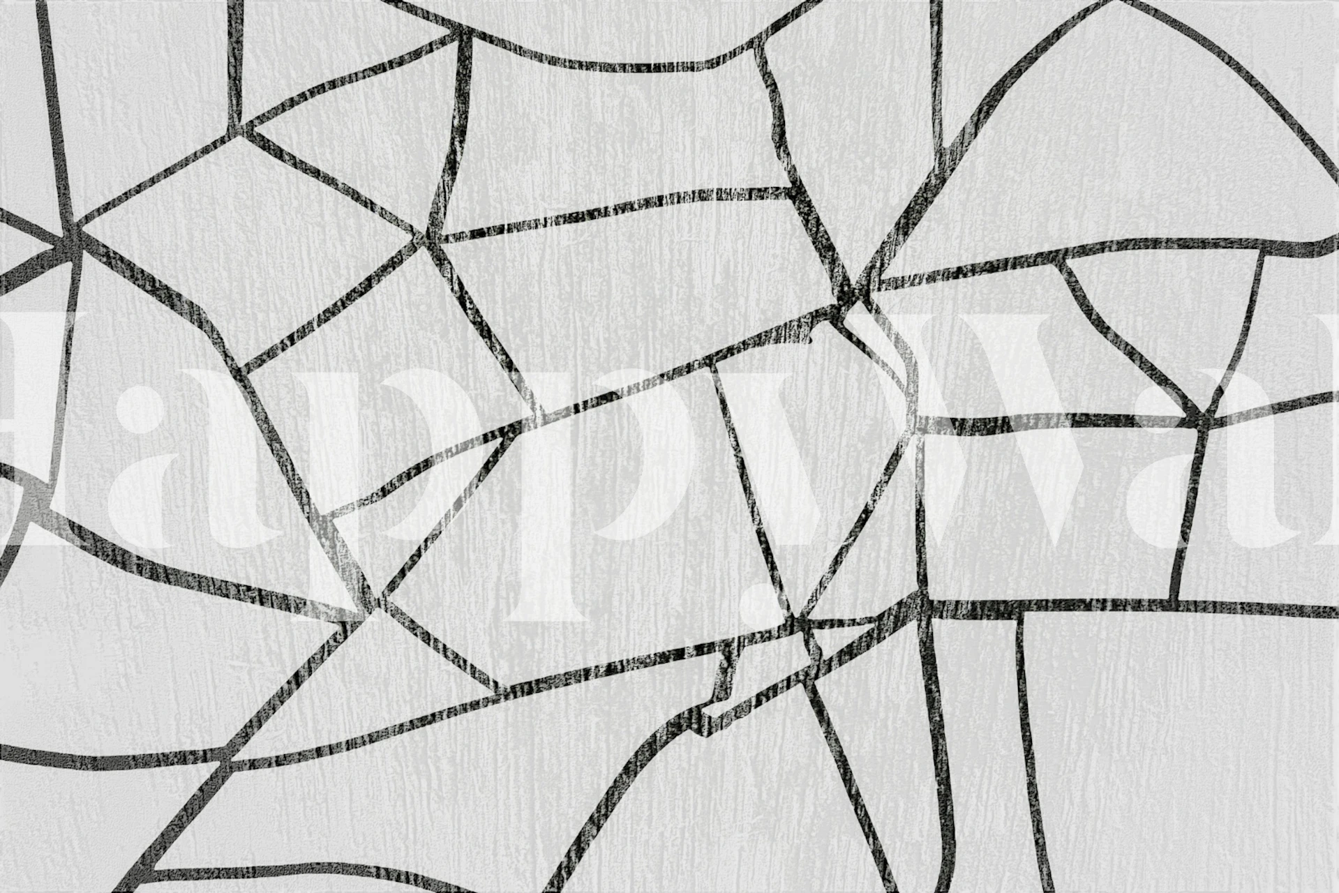 Contemporary Terrazzo Canvas tapet i ett rum