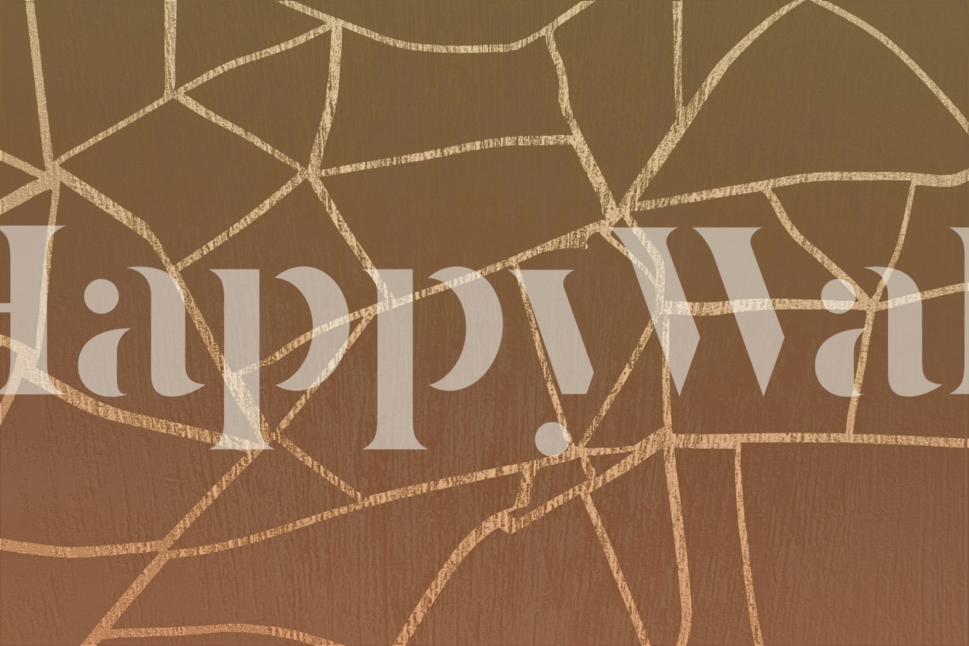 Tapeta Rustic Earth Tones Art u sobi