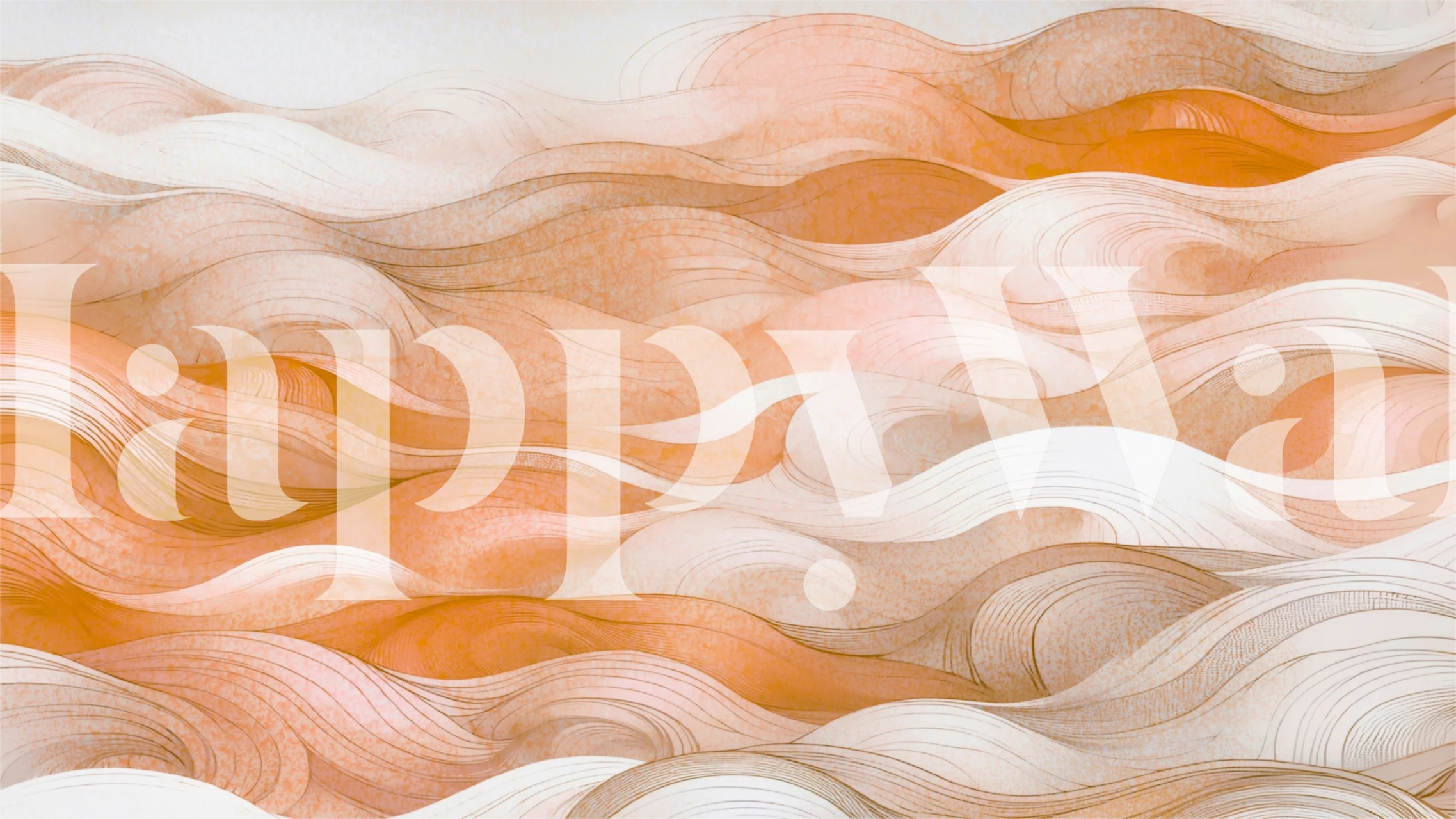 Amber Waves of Grace wallpaper displayed in a room