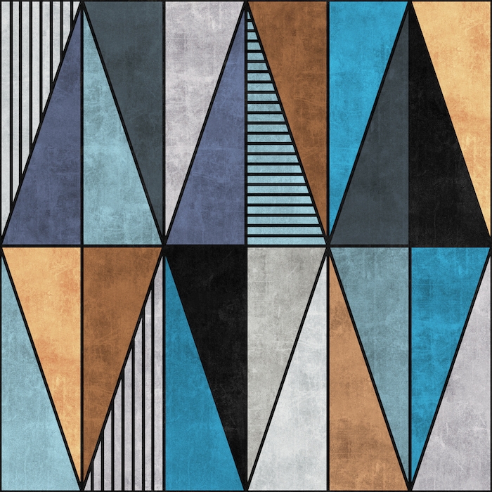 Colorful Triangles BGB Wallpaper - Happywall