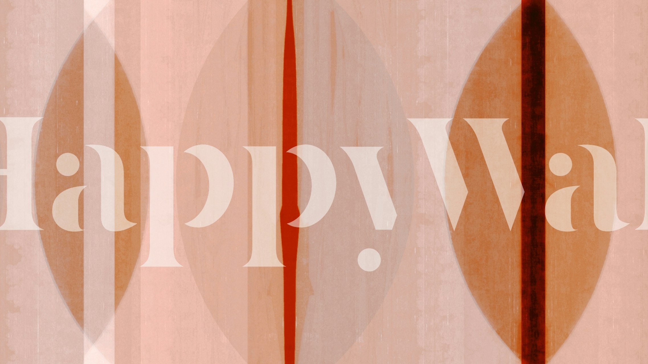 Warm Geometric Elegance tapet i et rom