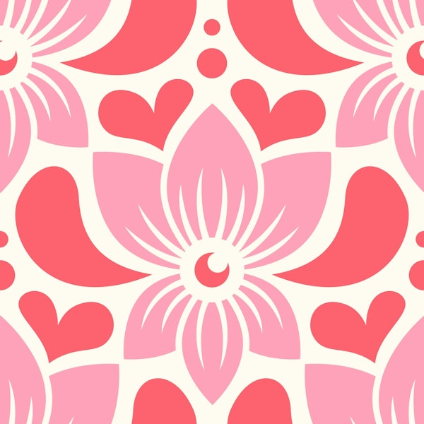 Pink Vintage Floral Dream