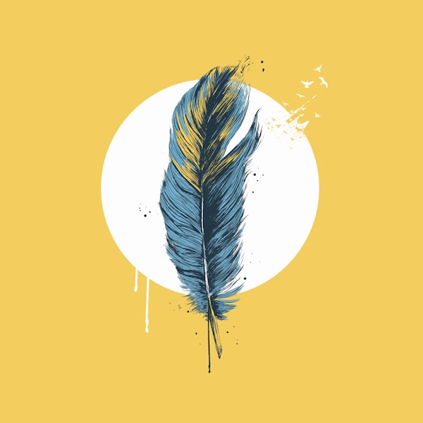 Stylish Feather Splash