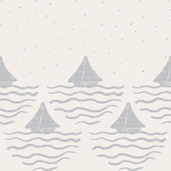 Coastal Sailboat Design for Kids room