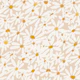 Summer retro daisies on blush pink